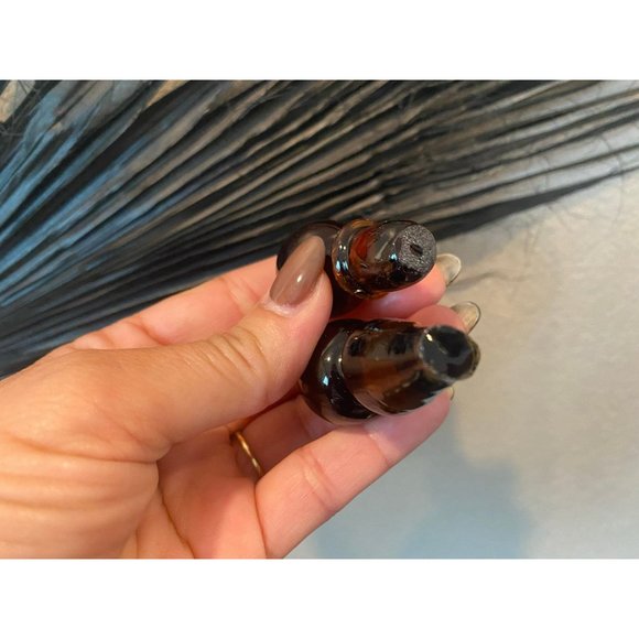 Vintage Cruet Set Handblown, Made in Spain, Oil - Picture 8 of 9